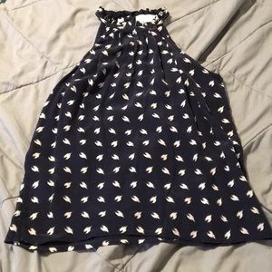 100% silk halter neck style shirt